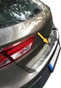 Rear Bumper Sill Protector Chrome Cover For Seat Leon ST 2013 And Later Models - Picture 1 of 3
