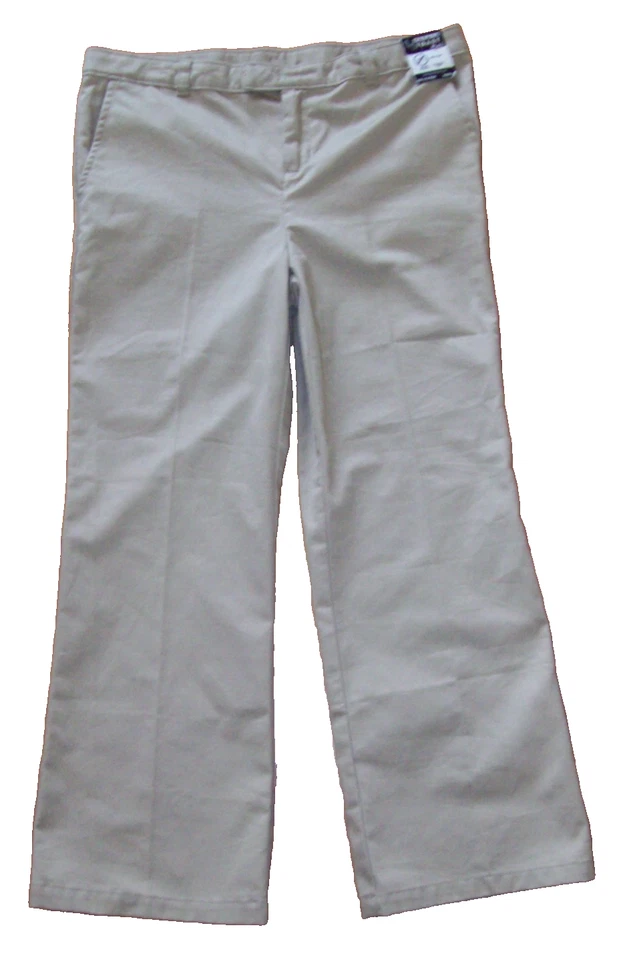 Pantalones de caqui FRENCH TOAST PLUS para niñas talla 10,5 cintura ajustable 32 x 24 nuevos con etiquetas (F1) Foto 1 de 4