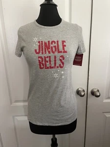NWT Wondershop Men’s Jingle Bells Christmas Heather Grey Size XS - Picture 1 of 8
