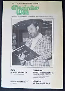 MAGISCHE WELT 2/83,TRICKS MIT RIESENKARTEN, RING UND SEIL 2, ZWEI ZIERGRIFFE - Bild 1 von 2