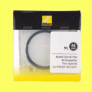 Genuine Nikon 46mm Neutral Color NC Filter Clear Lens Protector NC-46 mm - Picture 1 of 2