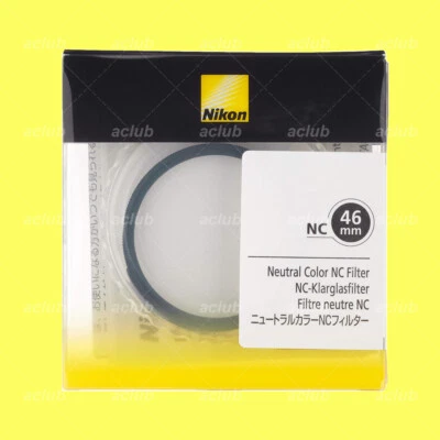Genuine Nikon 46mm Neutral Color NC Filter Clear Lens Protector NC-46 mm - Image 1 of 2