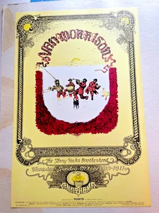 1970 ORR VAN MORRISON CAPT BEEFHEART BILL GRAHAM FILLMORE POSTER BG 251 MINT! - Picture 1 of 1