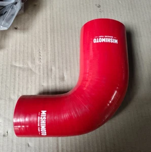 90-Degree Silicone Transition Coupler 2.25" To 3" Mishimoto MMCP-R90-22530RD - Picture 1 of 3