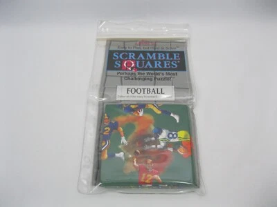 Scramble Squares Puzzle Football 9 Piece B. Dazzle Inc 2001 Keith Batchelle New - Image 1 of 3