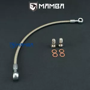 MAMBA Turbo Oil Feed Line For BMW M57 3.0L 330D (E46) 530D (E39) 11422247915 - Picture 1 of 6
