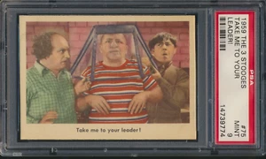 1959 FLEER THE 3 STOOGES #75 TAKE ME TO YOUR LEADER... PSA 9 MINT - Picture 1 of 2