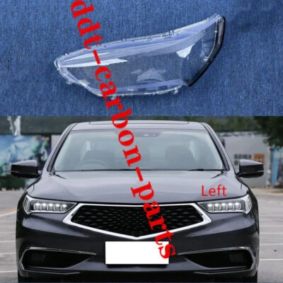 Cubierta de lente de faro lateral izquierdo + pegamento sellador para Acura TLX 2018-2020 nueva Foto 1 de 4
