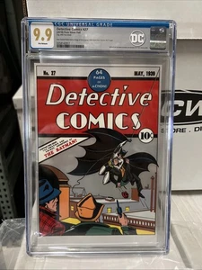 BATMAN Detective Comics #27 Mint Pure Silver Foil CGC 9.9 DC Comics Reprint 2018 - Picture 1 of 11