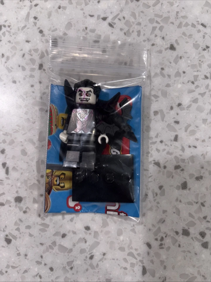 LEGO Vampire Minifigure (SERIES 2) Retired 8684 - All Original with Stand! MINT! - Image 1 of 1