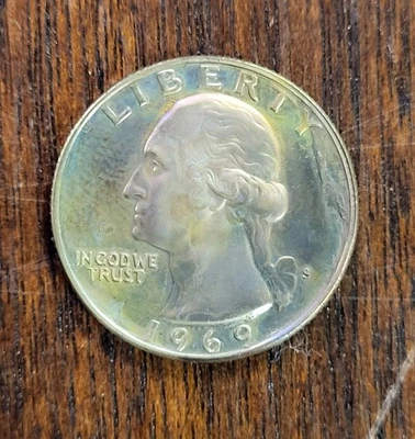 1969-S Golden Toned Proof  Washington Quarter **FREE  SHIPPING** #4 - Image 1 of 2