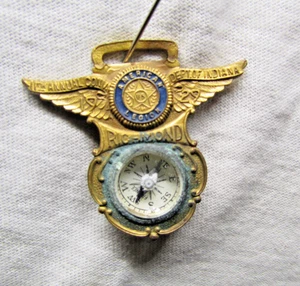 NUOVA INSERZIONE - Portaorologio Vintage - American Legion - Richmond (A159 - Foto 1 di 4