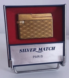 2 Feuerzeuge Vintage Silver Match Paris Dans Leurs Écrins. - Bild 1 von 7