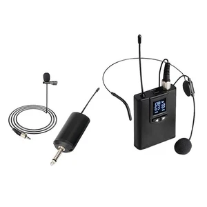 FM Wireless Microphone Headset System Sprachverstärker Wiederaufladbarer Sender - Bild 1 von 7