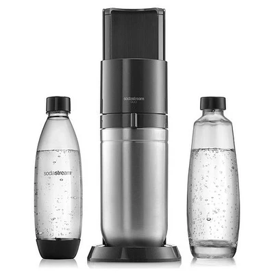 SodaStream Duo Wassersprudler Sprudelmaschine 2 Flaschen ohne Zylinder Schwarz - Bild 1 von 4
