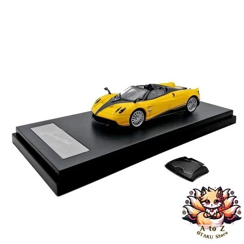Lcd-Model Lcd64015-Ye Pagani - Huayra Roadster 2018 - Jaune Noir - 1/64