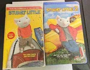 Stuart Little & Stuart Little 2 VHS SEALED Watermarks Clamshell  Columbia VTG  - Picture 1 of 10