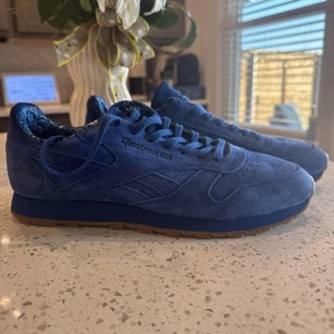 Reebok Classics Herren Leder Paisley royalblau Schuhe Größe 12 BD3233 - Bild 1 von 6