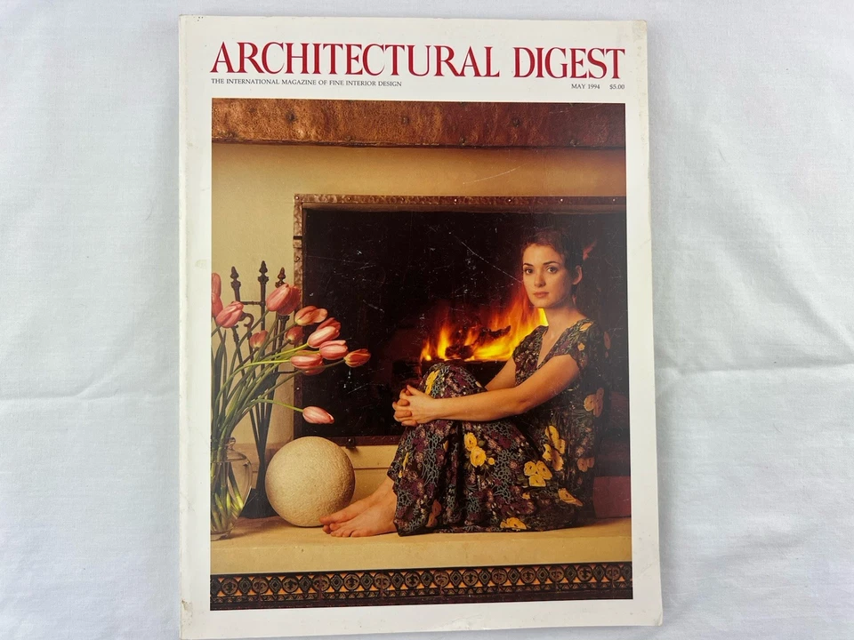 RARE Back Issue - ARCHITECTURAL DIGEST Magazine - May 1994 - Winona Ryder - Image 1 of 2