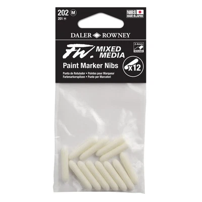 12-Pack FW Paint Marker Nibs, Medium 2-4mm, Round, Mixed Media, D160323202 - Image 1 of 4
