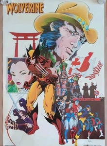 1985 WOLVERINE Poster von Rick Leonardi & Terry Austin Vintage 22”x 35” - Bild 1 von 11