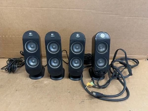 Logitech X-530 5.1 Channel Surround Sound 4 Speakers RCA Volume Control - Picture 1 of 4
