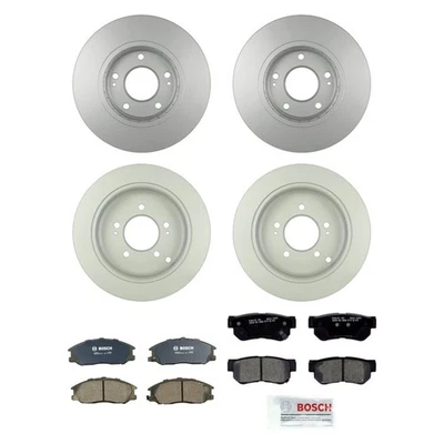 For Hyundai Santa Fe 01-06 Brake Kit QuietCast Premium Front & Rear Brake Kit w Foto 1 de 4