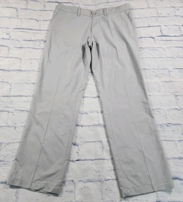 J Lindeberg MENS 32X30 Elof Regular Fit Light Poly Pants Gray Golf Preppy Casual - Image 1 of 4
