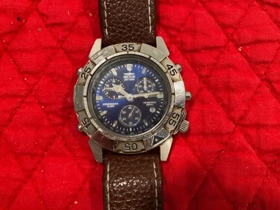 Sector 250 Chrono Alarm Blue face dial Men's Watch, LOWERED $119 FREE Shipping. - Image 1 of 3