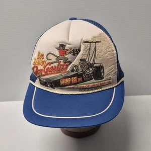 Vintage Don Garlits Museum Of Drag Racing Ocala. FLA. Mütze weiß Snapback - Bild 1 von 11