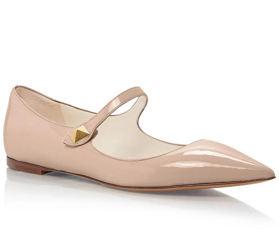 Zapatos bailarina Mary Janes de charol sin cordones Valentino Garavani para mujer talla 36,5 Foto 1 de 4