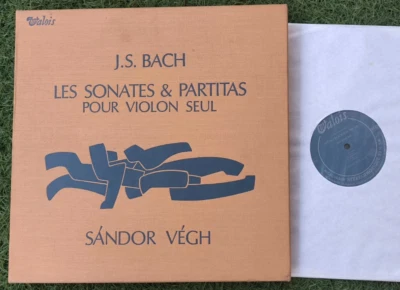 Bach - Sonatas & partitas for Solo Violin Sandor Vegh Valois 3LP ED1 EX - Image 1 of 4