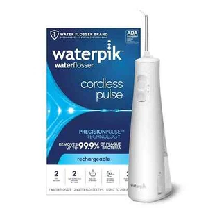 ⚡Waterpik Cordless Pulse Teeth Gums, Zahnspange wiederaufladbar mit 2 Zahnseidespitzen⚡ - Bild 1 von 2