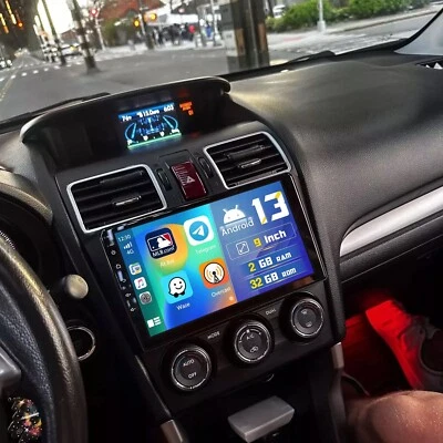 9" Android 13 For 2015-2018 Subaru Forester/XV/WRX Car Stereo Radio Carplay GPS - Изображение 1 из 4