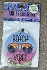 NIP Simply Southern Air Freshener 2 Pack Beach Vibes Ocean Scent Sunglasses Gold