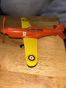 Vintage Hubley P-40 Warhawk WWII Fighter Airplane Metal Plane British Markings - Picture 1 of 6