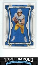 2022 Panini National Treasures Justin Herbert #30/35 LA Chargers R217