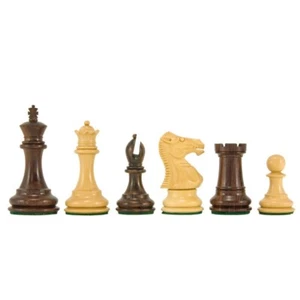 Windsor Series Rosewood Staunton Chess Pieces 3 Inches - Picture 1 of 8
