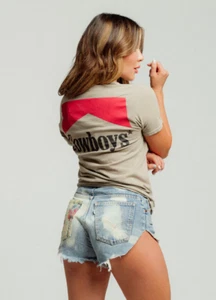 American Highway Girl's T-shirt COWBOYS - Picture 1 of 7