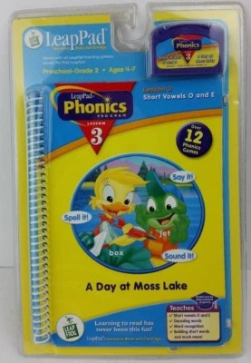 Leap Frog LeapPad A Day at Moss Lake / Phonics Lesson 3: Short Vowels O and E - Image 1 of 2