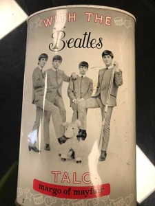 The Beatles Metal Talc Tin - Margo Of Mayfair - Made In England - Picture 1 of 8