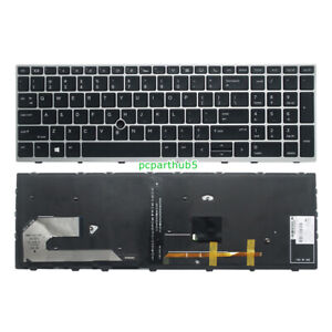 New HP Elitebook 755 G5 750 G5 750 G6 850 G6 850 G5 855 G5 Keyboard US Backlit