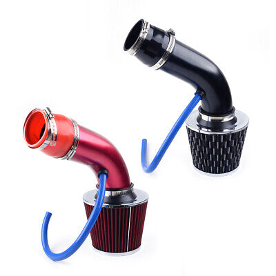 Universal 76mm Car Cold Air Intake Filter Induction Kit Pipe Hose System • 58.25€
