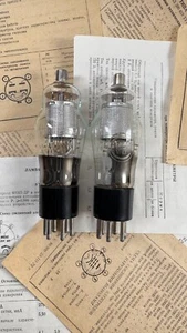 Matched pair 10j12s / WE310A Svetlana tubes. Lot Of 2 pcs NOS! - Picture 1 of 3