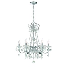 Home Decorators Collection 6-Light Chrome Crystal Chandelier
