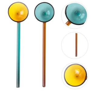 2Pcs Stirrer handled teaspoon ice cream spoons Cocktail Stir Sticks - Picture 1 of 12