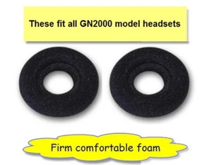 Jabra Replacement Ear Cushion 2-Pack for GN2010 GN2015 GN2020 GN2025 GN2020-USB - Picture 1 of 1