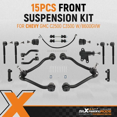 15x Front Upper Control Arms For 1993-1999 2000 Chevy GMC C2500 C3500 w/8600GVW - Image 1 of 4