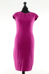 Escada Shift Dress Eleonor 34 Pink Magenta Knee Length Sleeveless Jersey Viscose - Picture 1 of 5
