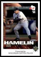 1998 Milwaukee Brewers Police NNO Bob Hamelin Wisconsin Capitol